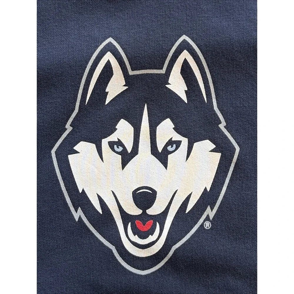 Nike Navy‎ Blue UCONN Huskies Logo Hooded Sweatshirt Hoodie Youth Child Small